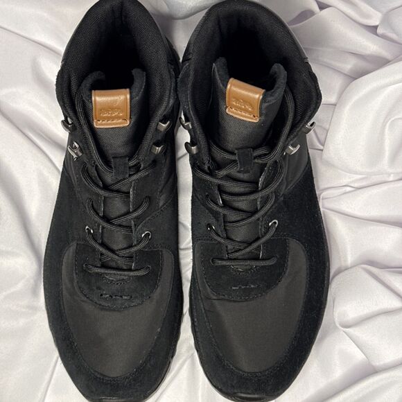 Coach C250 Cordura Mesh & Suede Hiker boot in Black Size 11D great #1034 main image 6
